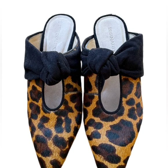 BERNARDO Finley Leopard-Print Slide Mules BRAND NEW Size 8 - Picture 7 of 11
